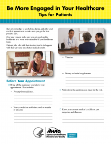 Be More Engaged in Your Healthcare